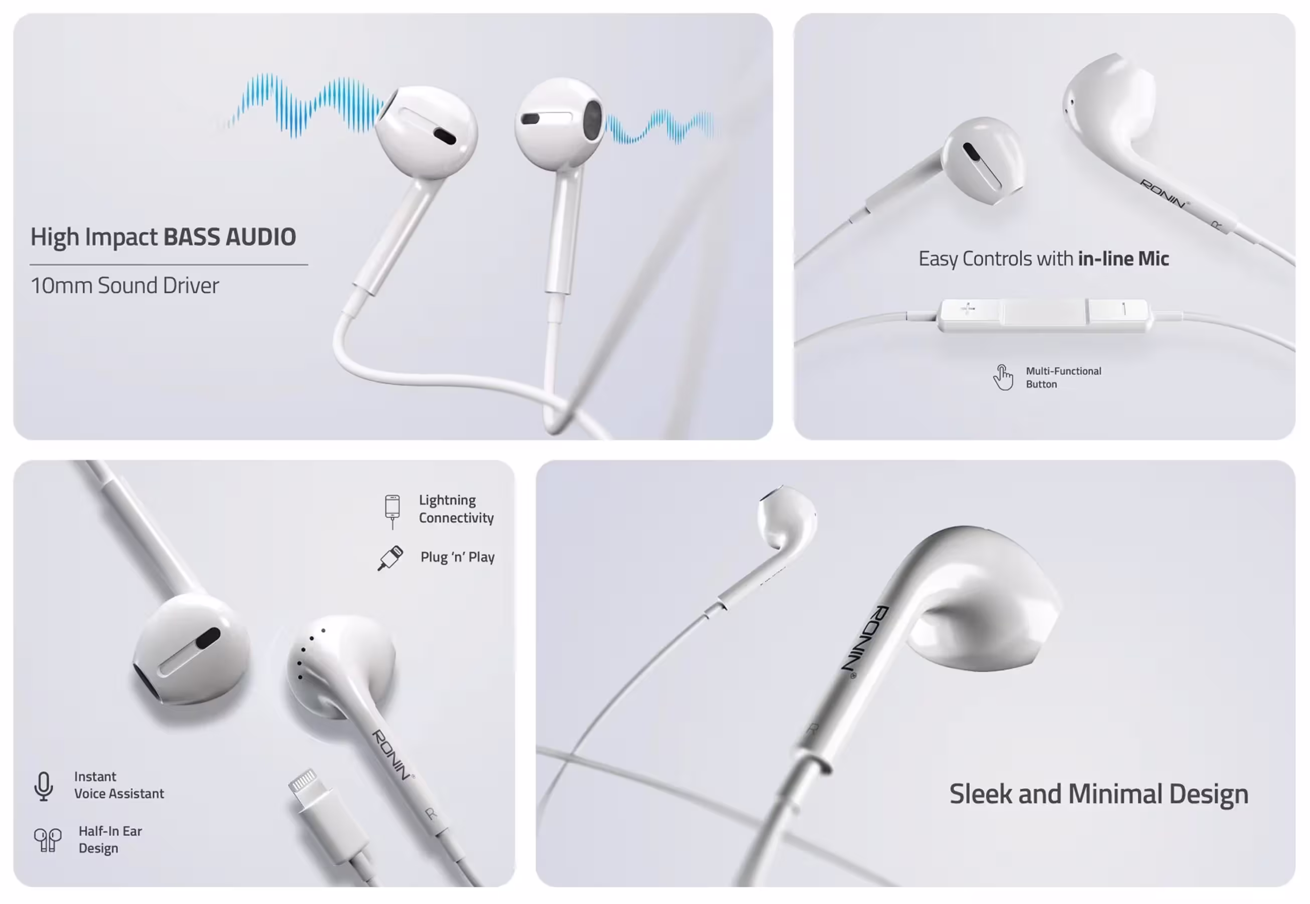 Ronin R-825 iPhone Handsfree features