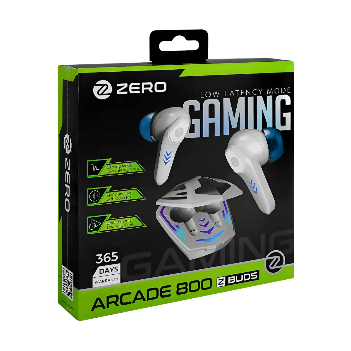 Zero Arcade 800 gaming earbuds box