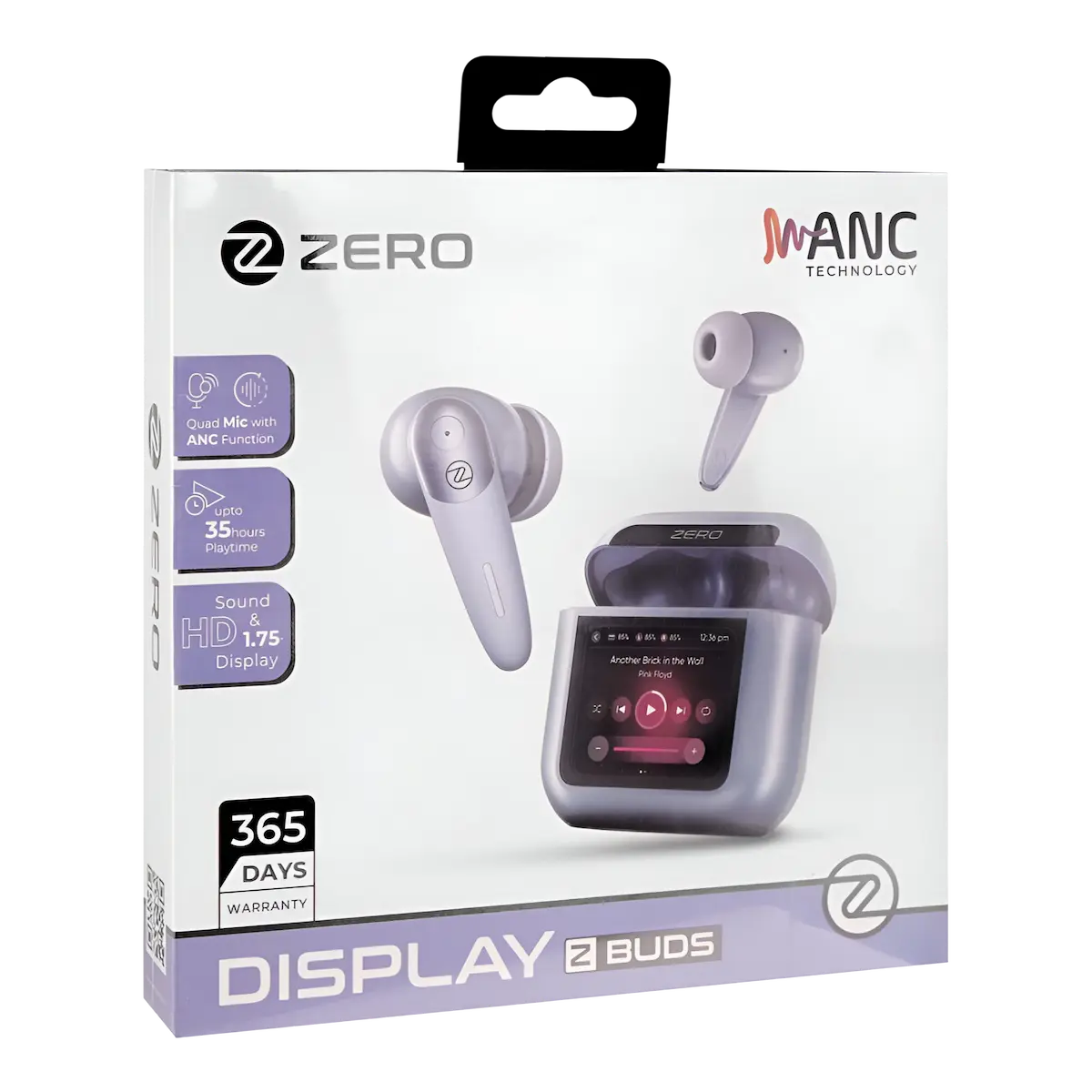 Zero Display Earbuds box