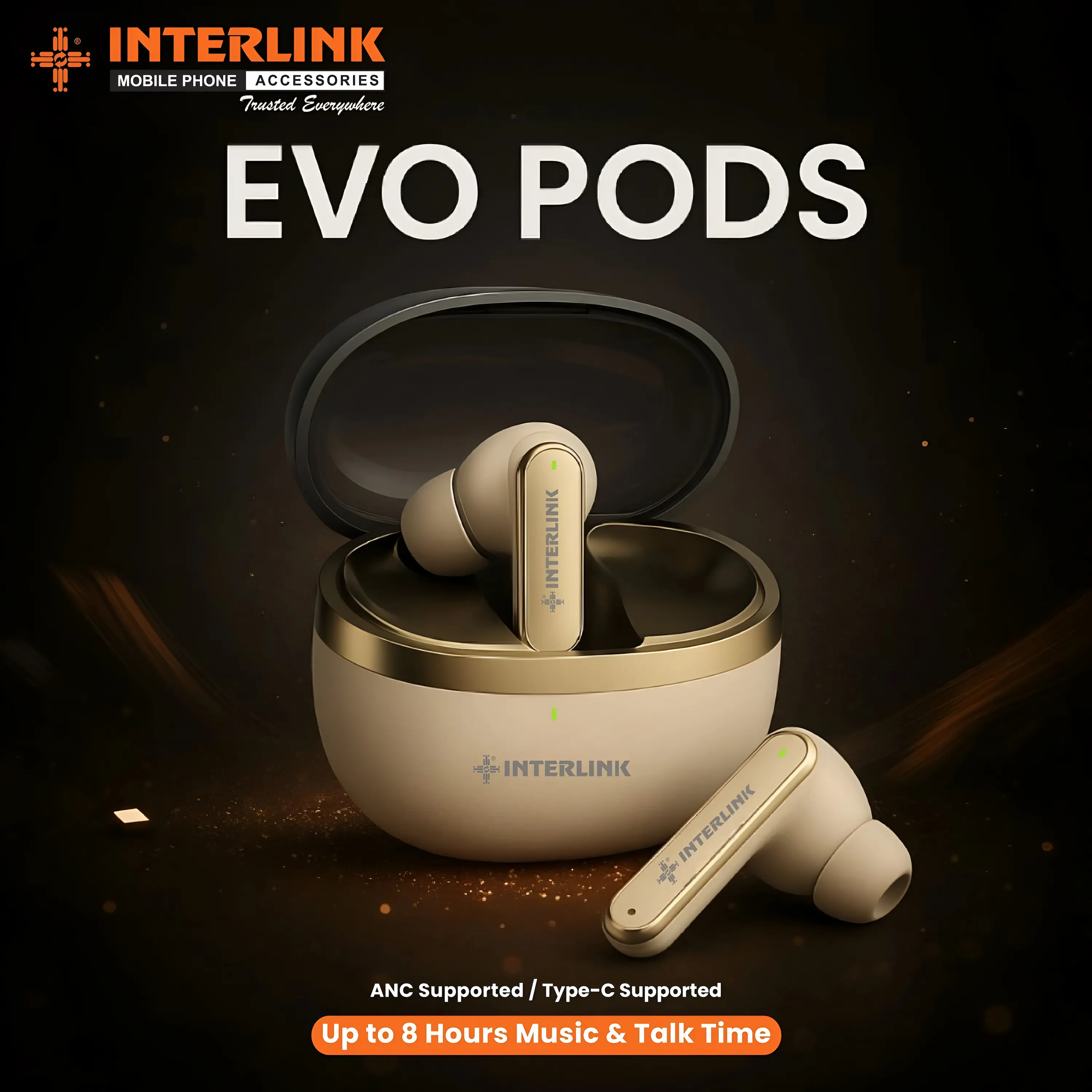 EVO Pods earbuds by interlink