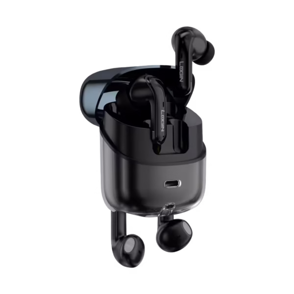 Login L-215 Dual Earbuds black in Pakistan