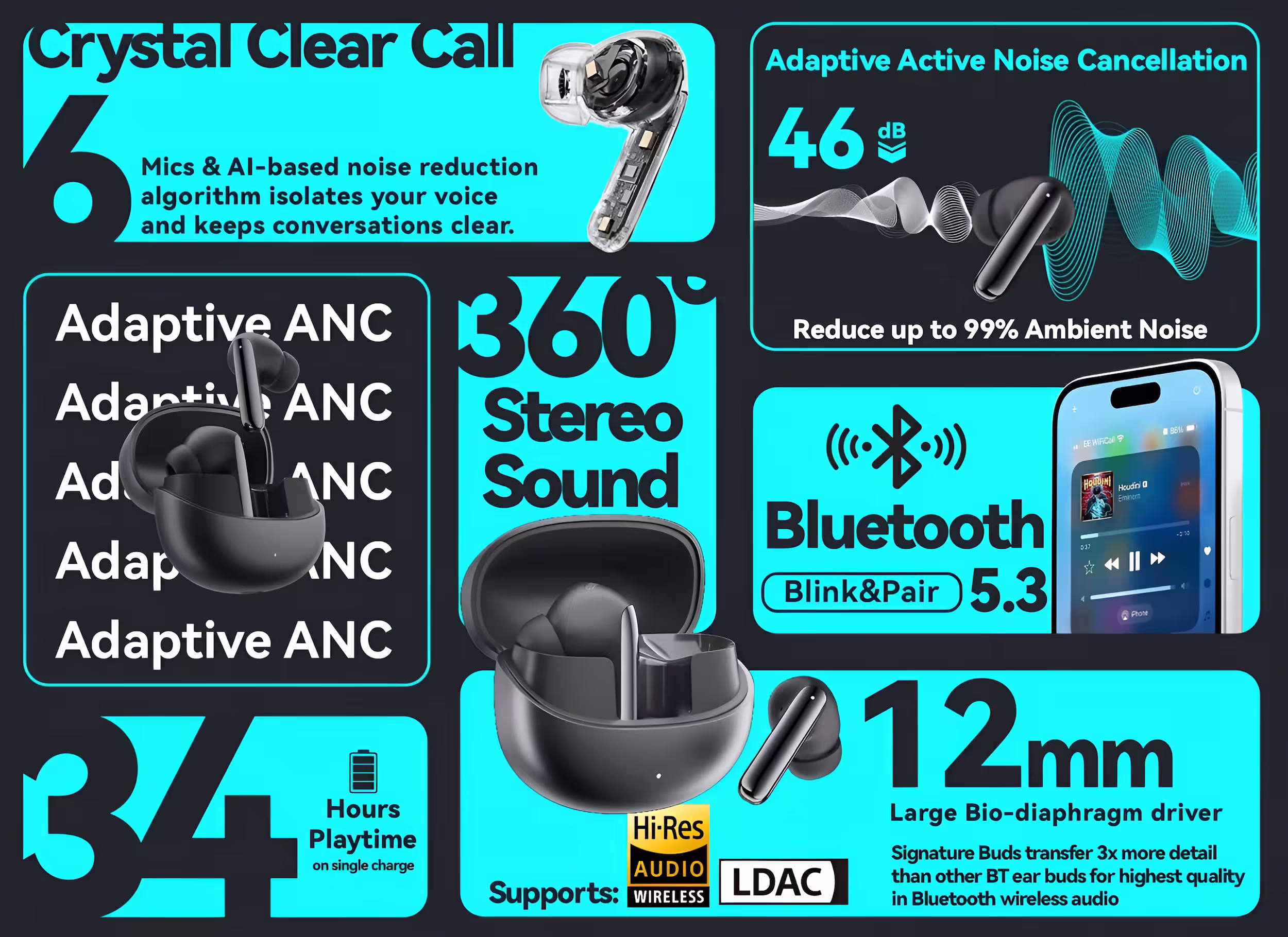 Taar Awaaz Signature Earbuds key features