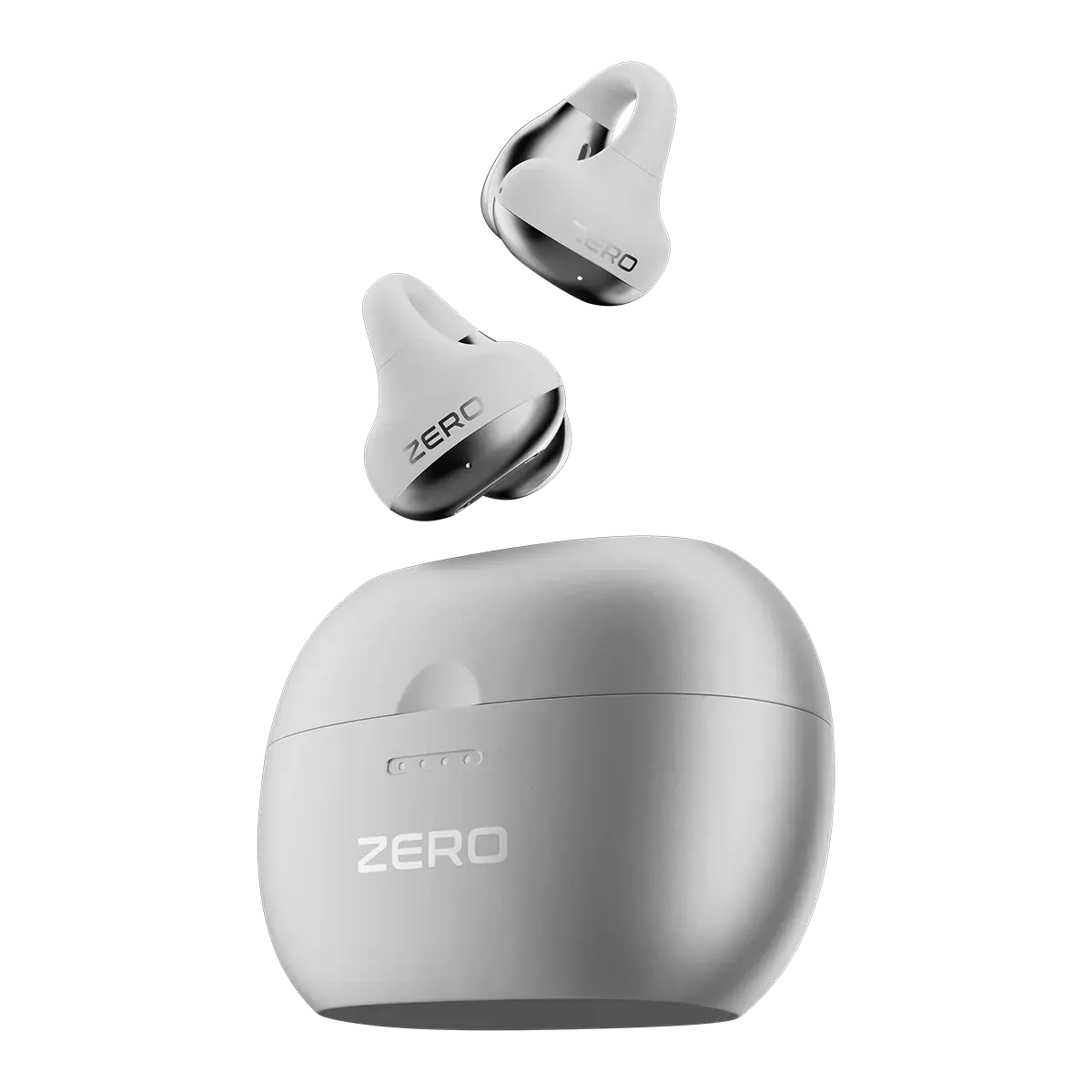 Zero Snap Zbuds Earcuffs Earbuds outside of its casing