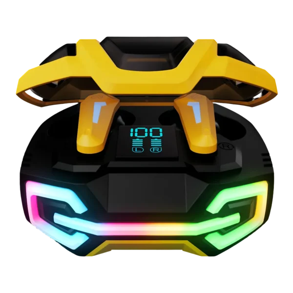 Audionic Battlebuds NEO Earbuds in Yellow