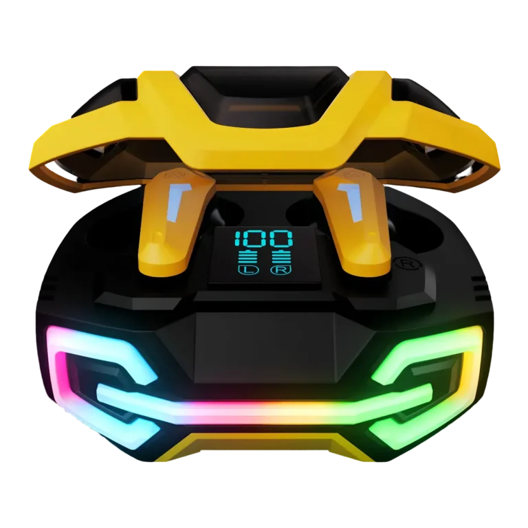 Audionic Battlebuds NEO Earbuds in Yellow