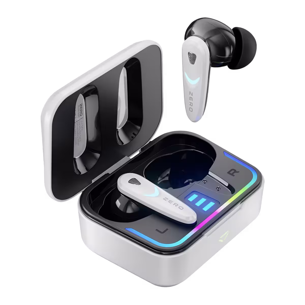 Zero Arcade Beast Gaming Earbuds in white