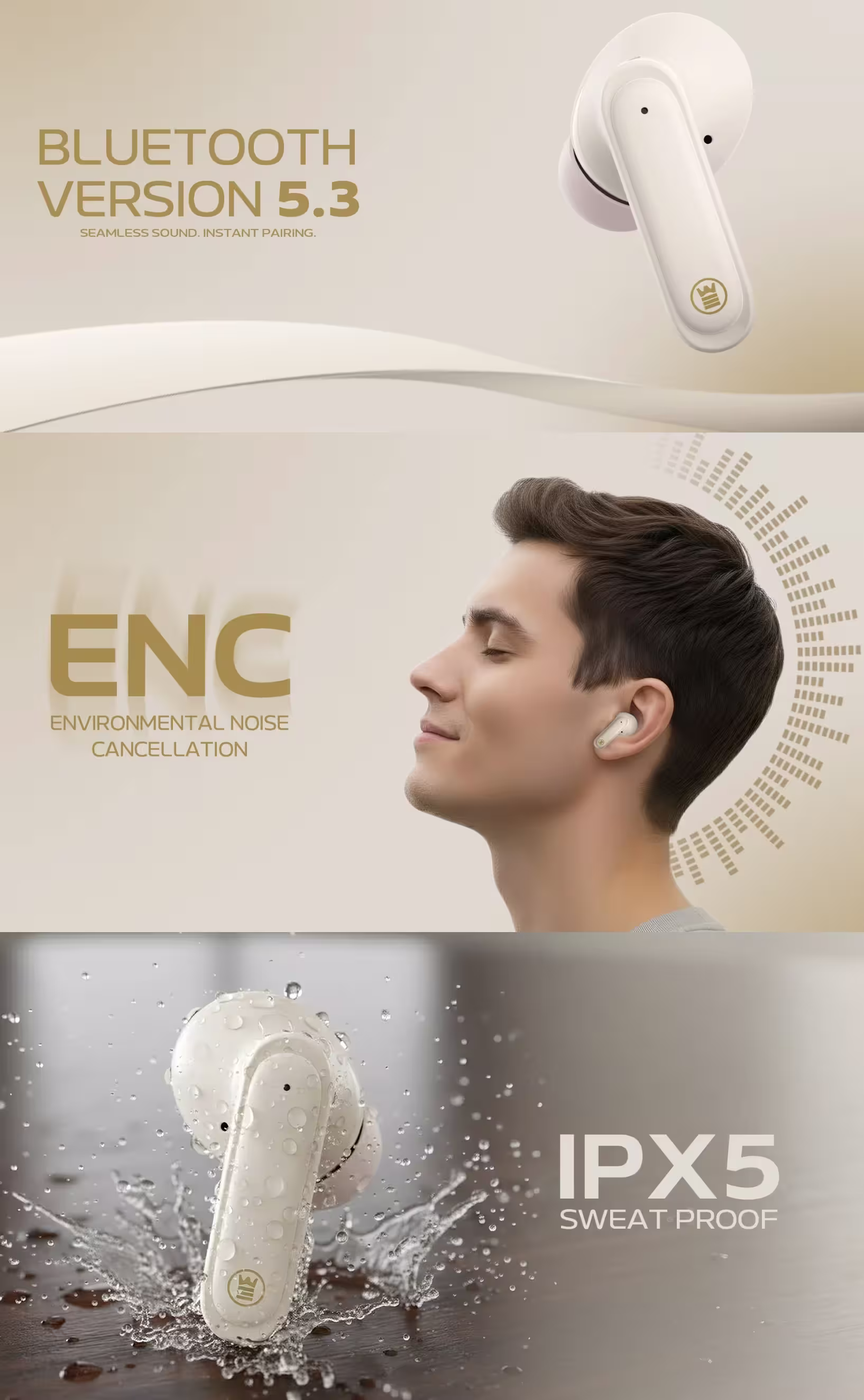 WestPoint WP-125 Earbuds infographic