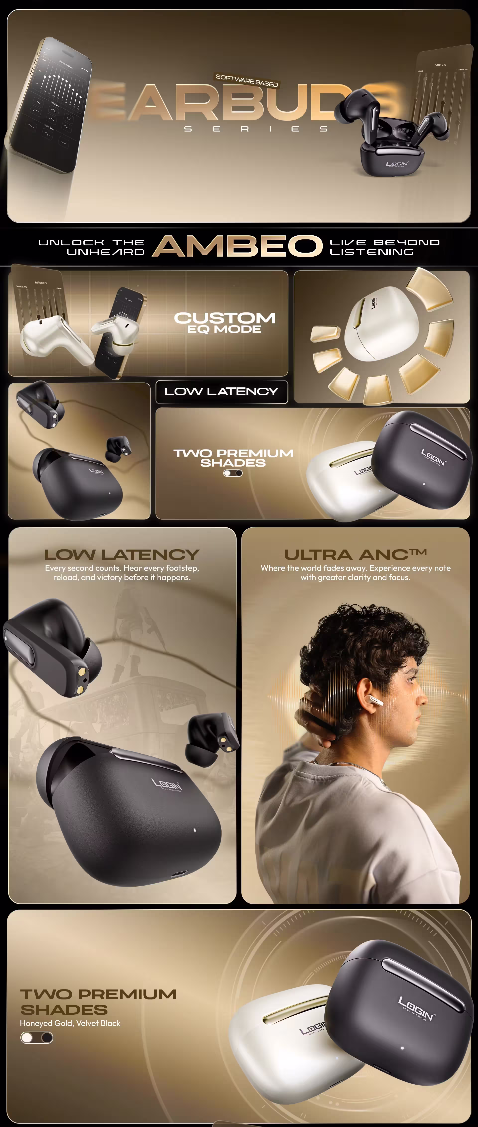 Login L-221 Ambeo Earbuds Infographic