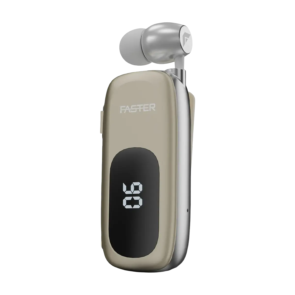 Faster Uni Clip R13 Pro Bluetooth Calling Earphone with 20H Call Time & LCD Display - Image 3