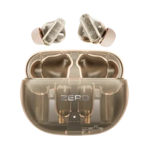 Zero Klarity Zbuds Transparent Earbuds Beige